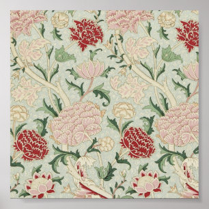 Poster Cru floral de Pre-Raphaelite de William Morris