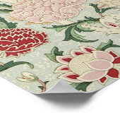 Poster Cru floral de Pre-Raphaelite de William Morris (Coin)