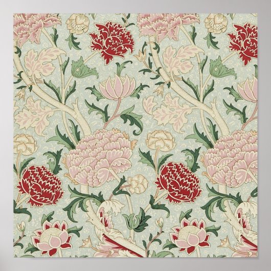Poster Cru floral de Pre-Raphaelite de William Morris (Devant)