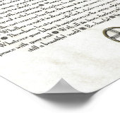 Poster Crucifix CERCLÉ DESIDERATA (Coin)