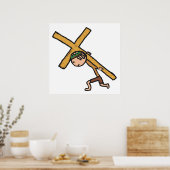Poster Crucifix de Pâques (Cuisine)