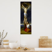 Poster Crucifixion avec Mary Magdalene Kneeling par Hayez (Cuisine)