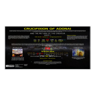 Poster Crucifixion d'Adonai