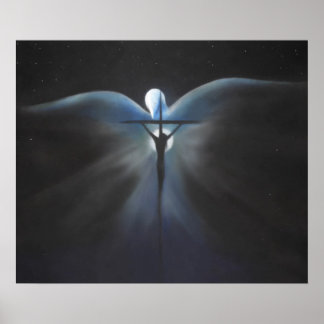 Poster Crucifixion du Christ avec l'Esprit Saint Imprimer