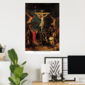Poster Crucifixion du Christ par Frans I Francken (Bureau à domicile)