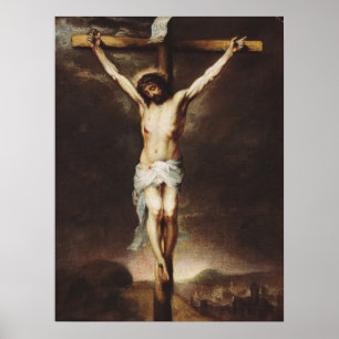 Poster Crucifixion par Bartolome Esteban Murillo