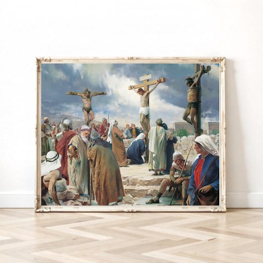 Poster Crucifixion par Carl Bloch, Religieux