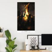 Poster Crucifixion par Harmensz Van Rijn Rembrandt (Bureau à domicile)