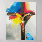 Poster Crucifixion Print (Devant)