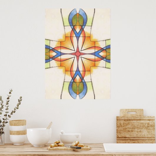 Poster Cruciforme XIII (Cuisine)