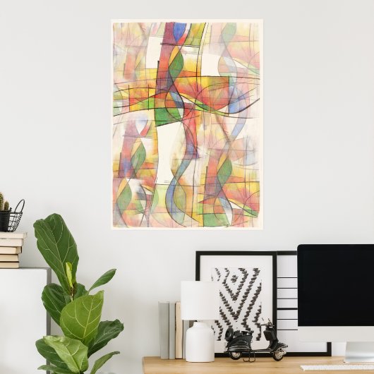 Poster Cruciforme XIV (Bureau à domicile)