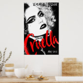 Poster Cruella 2021 Emma Stone Vertical (Cuisine)