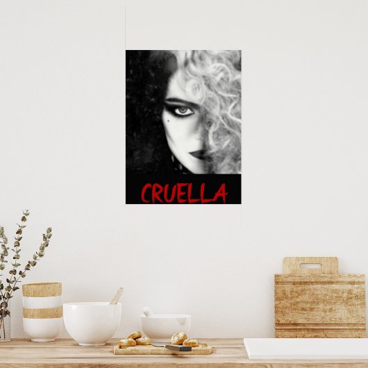 POSTER CRUELLA DE VIL (Cuisine)