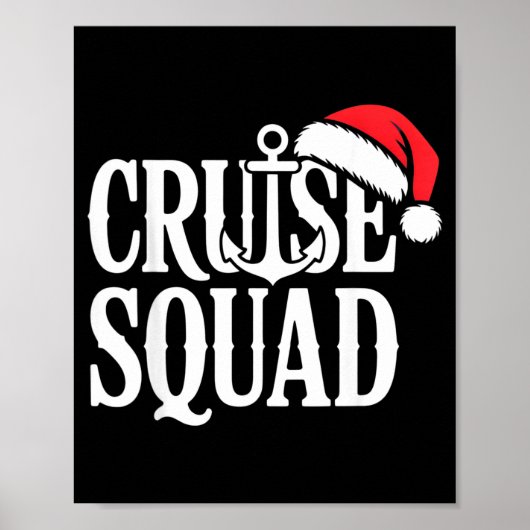 Poster Cruise Squad Festive Srit Nautical Lovers Christma (Devant)