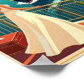 Poster Cruise the Mediterranean – Vintage Luxury Travel (Coin)