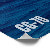 POSTER CRUISER DE MISSILES GUIDÉS - CG-70 (Coin)