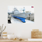 POSTER CRUISER DE MISSILES GUIDÉS - CG-73 (Cuisine)