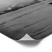 Poster Cruiser Washington ancré dans Seattle Harbour (Coin)