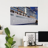 Poster cruiseschip (Thuiskantoor)
