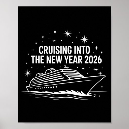 Poster Cruising Into 2026 New Years Eve Family Matching H (Devant)