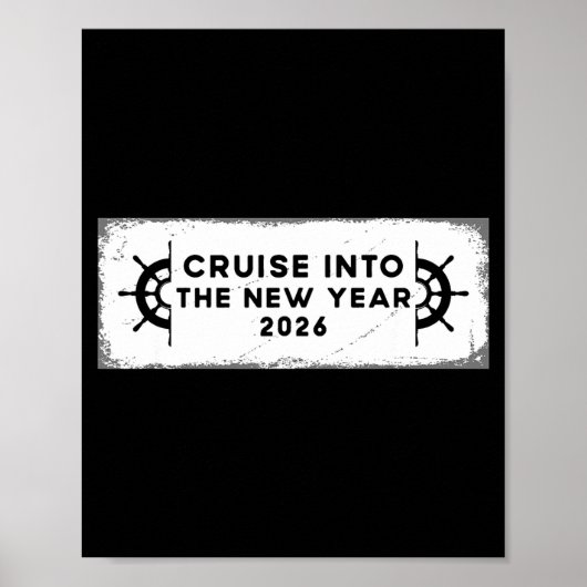 Poster Cruising Into 2026 New Years Eve Party Favors Fami (Devant)