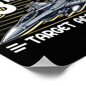 Poster Cruising Into 3rd Grade Jet Fighter First Day Back (Coin)