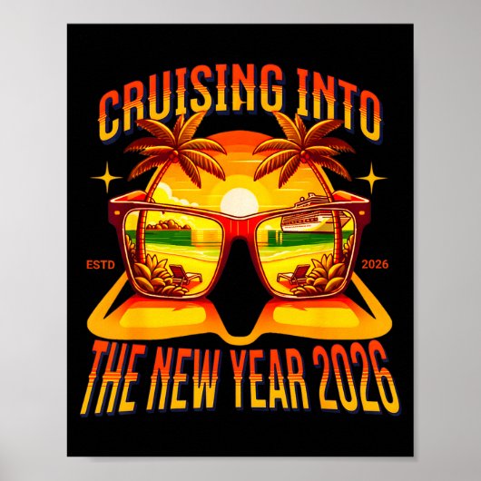 Poster Cruising Into The New Year 2026  (Devant)