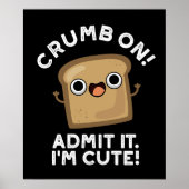 Poster Crumb On Admit It I'm Funny Pain Pun Dark BG (Devant)