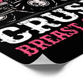 Poster Crush Cancer du sein Sensibilisation Camion Pink K (Coin)