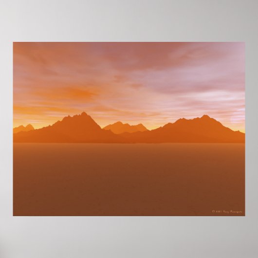 Poster Crush orange (Devant)