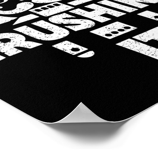 Poster Crushing It Nutcracker Funny Retro Christmas Festi (Coin)