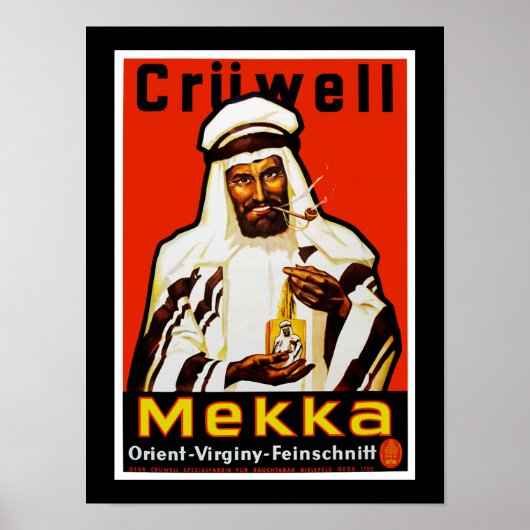 Poster Cruwell Mekka Tobacco (Devant)