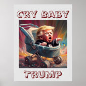 Poster Cry Baby Trump (Devant)