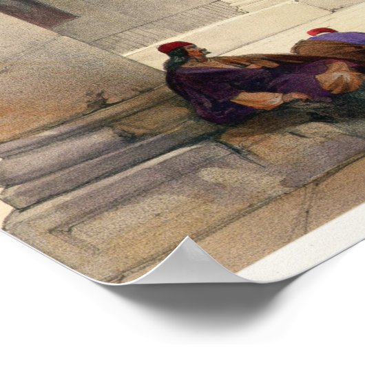 Poster Crypte du Saint Sépulcre, Jérusalem, plaque 20 f (Coin)