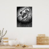 Poster Cryptid: Snow Wasset Sketch (Cuisine)