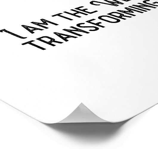 Poster Cryptid Wendigo Motivationnel (Coin)