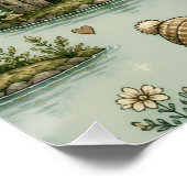 Poster Cryptides confortables Nessie Monstre du Loch Ness (Coin)
