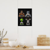Poster Cryptids Mugshot (Cuisine)