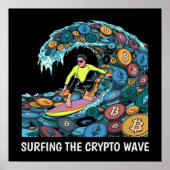 Poster Crypto de surf (Devant)
