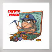 Poster Crypto Miner (Devant)