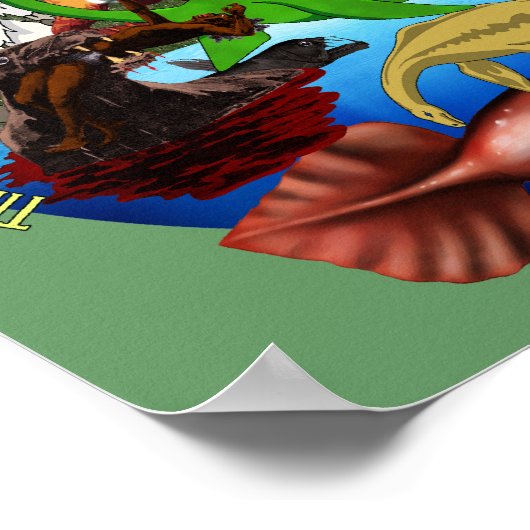 Poster Cryptozoologie Imprimer (Coin)