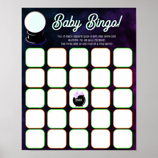 Poster Crystal Ball Baby Bingo (Devant)