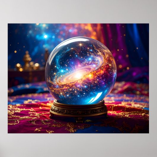 Poster Crystal Ball - Je Vois Un Événement Cosmique Dans  (Devant)