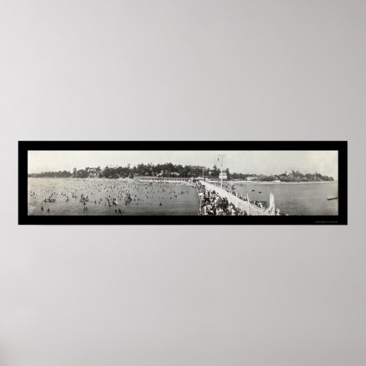 Poster Crystal Beach Ontario Photo 1914 (Devant)