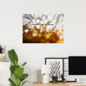 Poster Crystal Citrine Détaillé (Bureau à domicile)