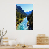 Poster Crystal Clear Mountain River (Cuisine)