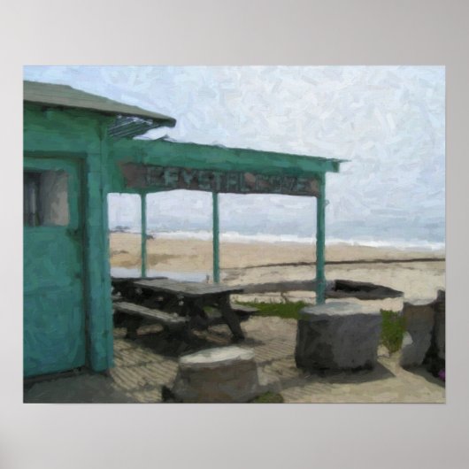 Poster "Crystal Cove Shack" (Devant)