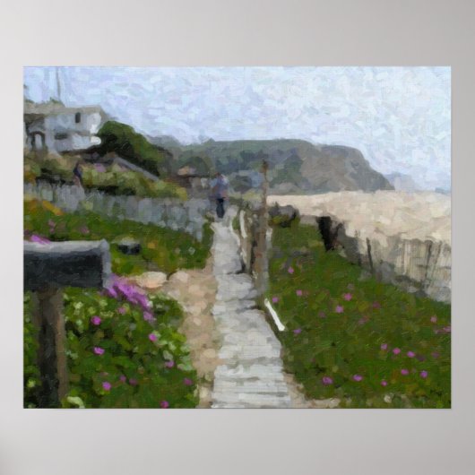poster "Crystal Cove Walkway" (Voorkant)