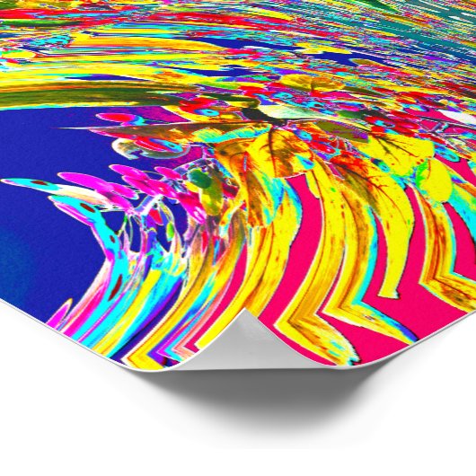 Poster Crystal design digital Flux d'énergie Reiki Master (Coin)