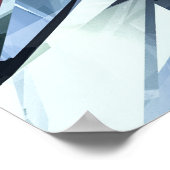 Poster Crystal du triangle technologique : Arrière - plan (Coin)